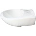 ALFI brand AB106 Porcelain Wall Mount Basin with Overflow  Small  White - B0043KUC2Y